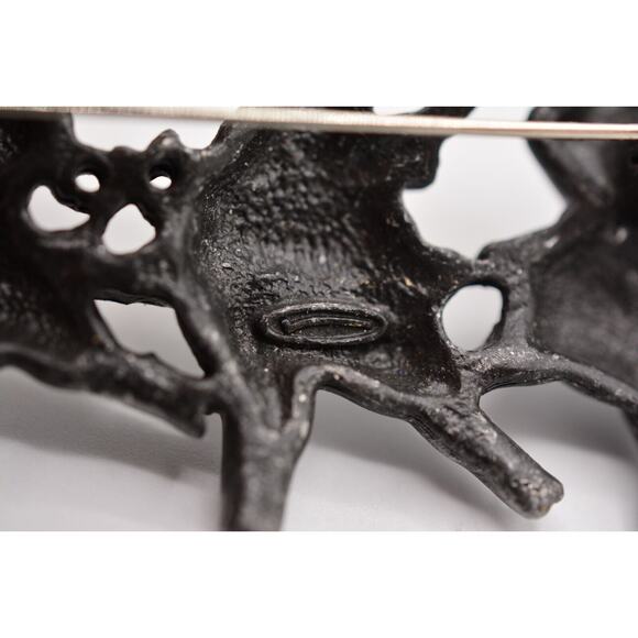 Vintage Ballet Dancing Pigs Pin Brooch Olivia Pig Ballerina Chunky NOS 80s BinA6 - Picture 11 of 12